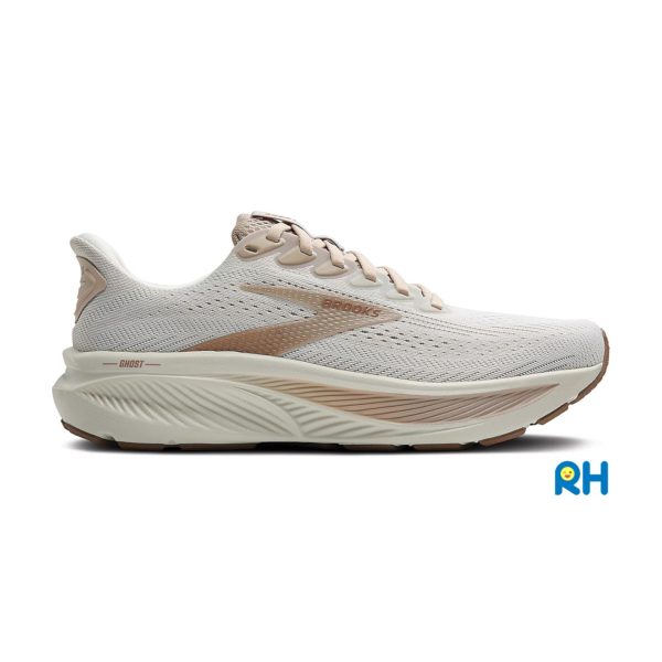 BROOKS GHOST 17 WOMEN [Cream/Gold] - Image 3