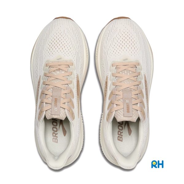 BROOKS GHOST 17 WOMEN [Cream/Gold] - Image 5