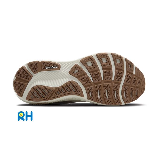 BROOKS GHOST 17 WOMEN [Cream/Gold] - Image 6