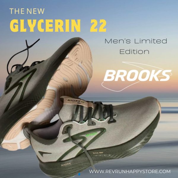 LIMITED EDITION : BROOKS GLYCERIN 22 (MEN) [Olive Green/Beetle]