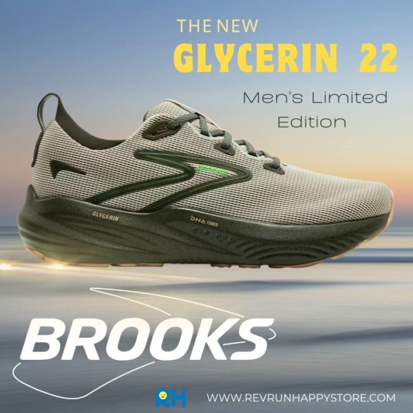 LIMITED EDITION : BROOKS GLYCERIN 22 (MEN) [Olive Green/Beetle] - Image 3