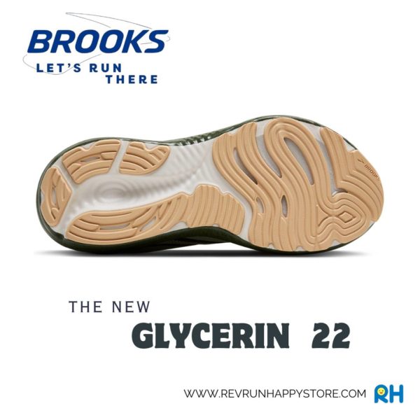 LIMITED EDITION : BROOKS GLYCERIN 22 (MEN) [Olive Green/Beetle] - Image 7