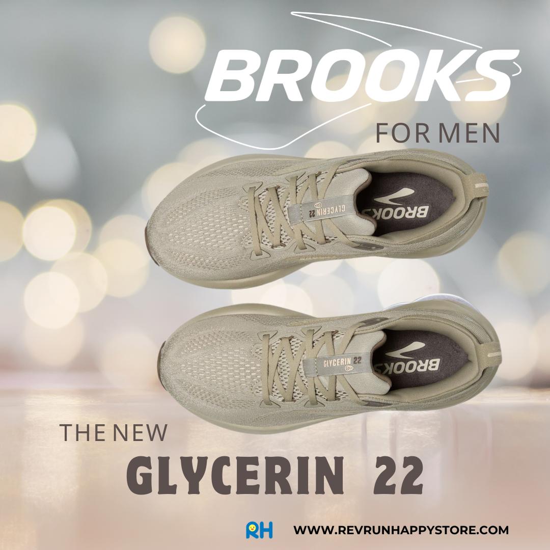 BROOKS GLYCERIN 22 (MEN)(Khaki/London Fog/Almond Oil) - Image 4