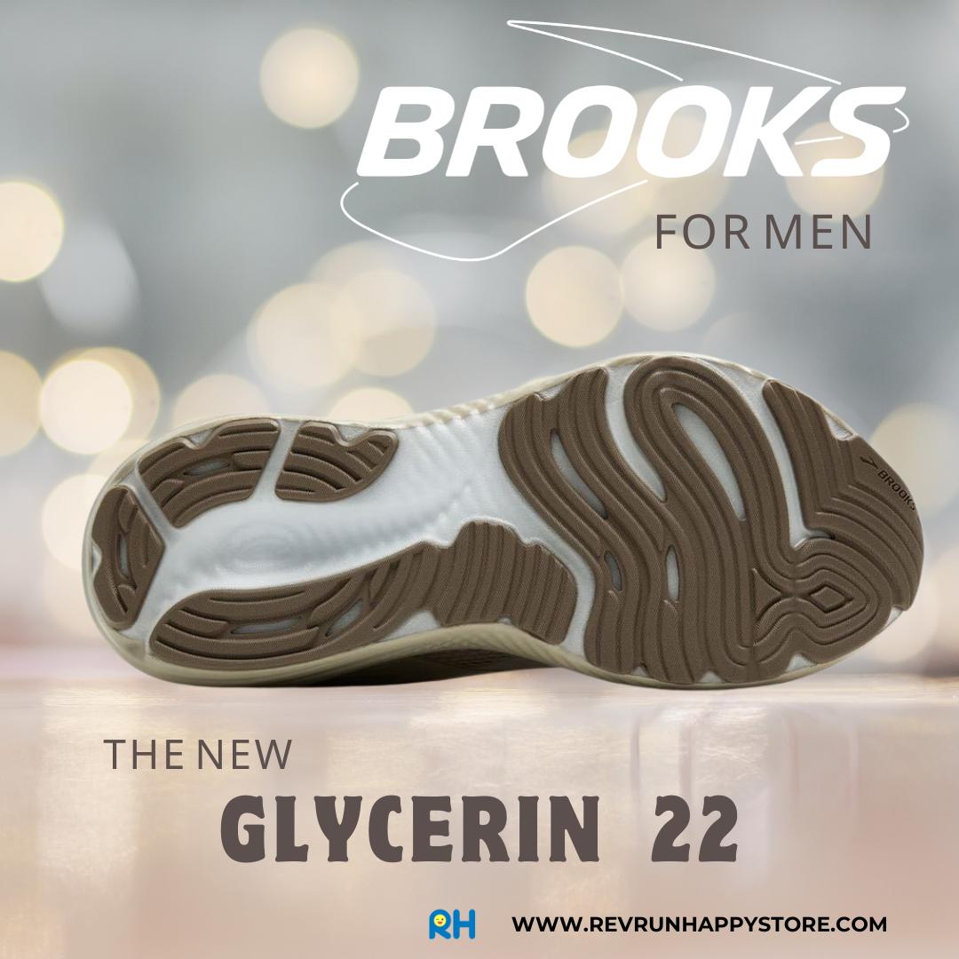 BROOKS GLYCERIN 22 (MEN)(Khaki/London Fog/Almond Oil) - Image 5