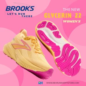 BROOKS GLYCERIN 22 (WOMEN) (Sherbet/Apricot/Pink)