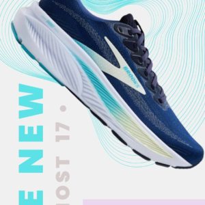 BROOKS GHOST 17 WOMEN (Wide D) [Navy/Green/Turquoise]