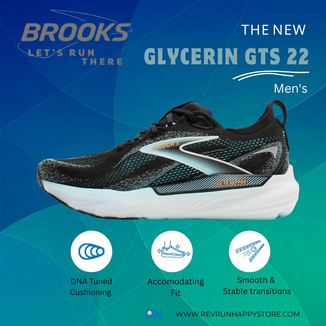 BROOKS GLYCERIN GTS 22 (MEN) (Black/Atomizer) - Image 5