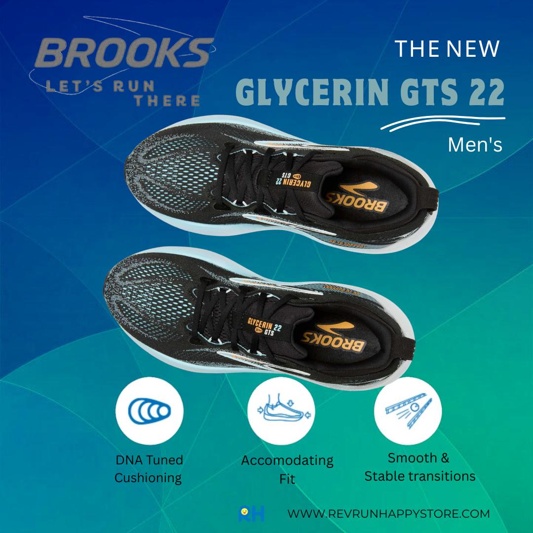 BROOKS GLYCERIN GTS 22 (MEN) (Black/Atomizer) - Image 4