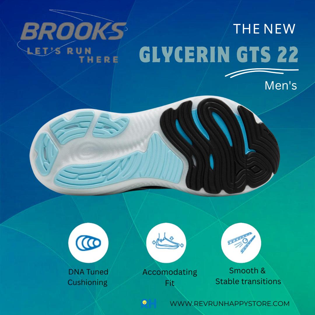 BROOKS GLYCERIN GTS 22 (MEN) (Black/Atomizer) - Image 6