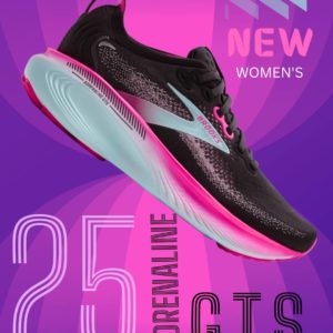 BROOKS ADRENALINE GTS 25 WOMEN [Black/Cyber Pink]