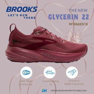 BROOKS GLYCERIN 22 (WOMEN)(Berry/Burgundy)