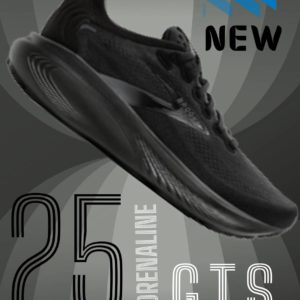 BROOKS ADRENALINE GTS 25 (MEN)[2E Wide][Black/Black]